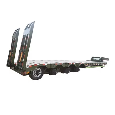 12r22.5 neumático 3 ejes 4 ejes contenedor semirremolque 40hq semirremolque de carga de cama plana