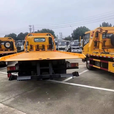30 toneladas de grúa de plataforma destructor montado 6X4 de trabajo pesado de cama plana rodante rodante camión de remolque