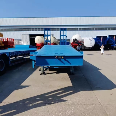 Remolques de lecho bajo 3 ejes 1820 mm de banda de rodadura adecuado para el transporte de equipos pesados y grandes
