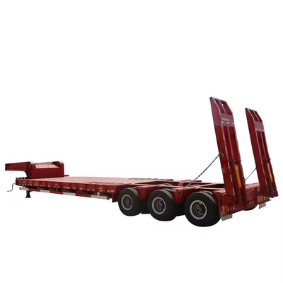 Remolques de lecho bajo 3 ejes 1820 mm de banda de rodadura adecuado para el transporte de equipos pesados y grandes
