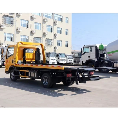 Dongfeng 8 10 toneladas peso de remolque Euro III IV V diesel 21m 5 toneladas gancho de recuperación camión de remolque de cama plana