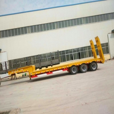 100 toneladas de carga de contenedores de 4 ejes 6m 12m Super Link Semirremolque para su transporte