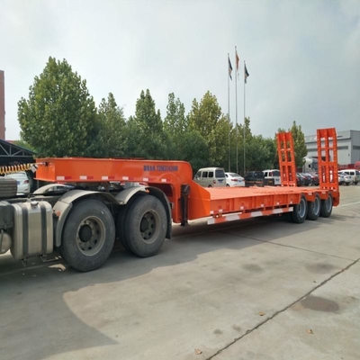 100 toneladas de carga de contenedores de 4 ejes 6m 12m Super Link Semirremolque para su transporte