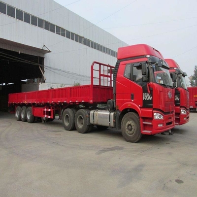 Transporte de excavadoras de 3 ejes 60 toneladas Semirremolques usados de lecho bajo con eje de 13 t