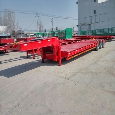Camión de montaje de varios ejes con cama plana y cama baja Trailers Loader Camión de cama plana Semi-trailer Trailers 1820mm