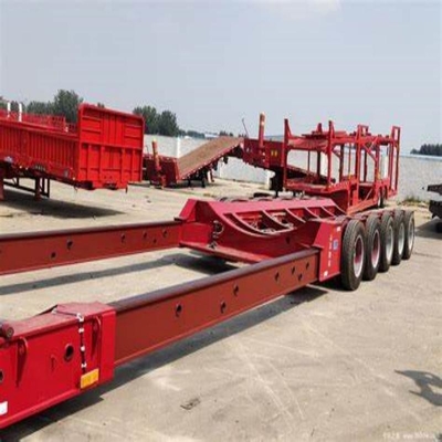 Camión de montaje de varios ejes con cama plana y cama baja Trailers Loader Camión de cama plana Semi-trailer Trailers 1820mm
