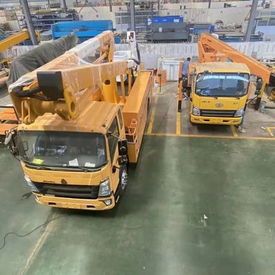 Vehículo de trabajo aéreo de 25 m montado con plataforma y freno de corte
