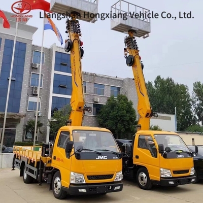 Plataforma de trabajo de gran altitud Dongfeng 16m Camión aéreo grúa Camión con motor Weichai
