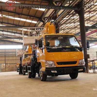 Plataforma de trabajo de gran altitud Dongfeng 16m Camión aéreo grúa Camión con motor Weichai