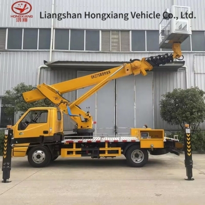 Camión montado en una plataforma de trabajo aéreo de 21 m Camión con motor Weichai y rueda motriz 4x2