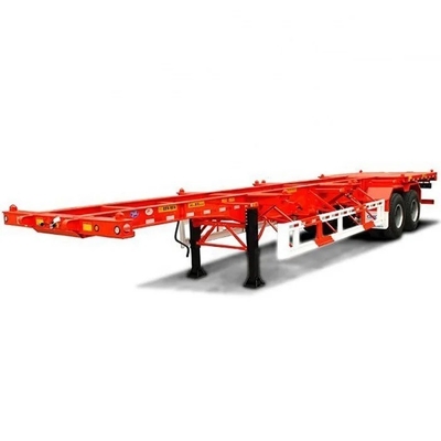 Camión de transporte de contenedores de 40 ft remolque esqueleto semirremolque para transporte seguro
