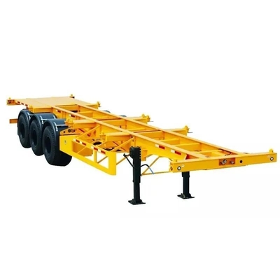 20FT 40FT Cargo Contenedor Esqueleto Camión semirremolque con servicio postventa de 1 año