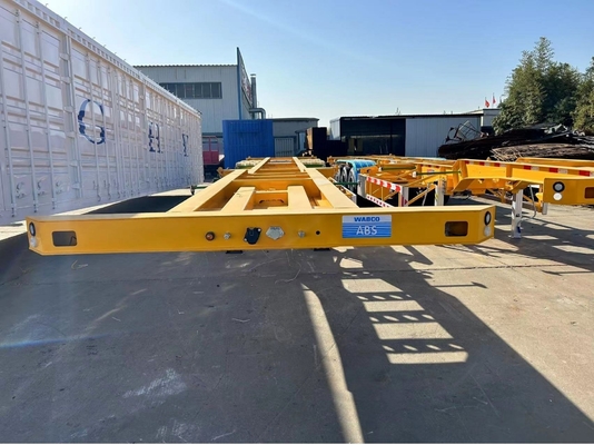 Sistema de frenado de doble línea diseño de semirremolque para contenedores 20/40/45 FT