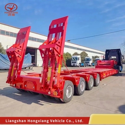 Remolque semi-absorbible extensible con 8 neumáticos para el transporte de carga pesada