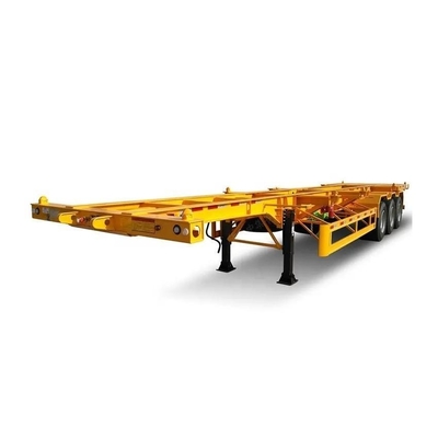 Chasis de contenedor de 3 ejes 40FT 20FT esqueleto camión semi-remolque con 2 ejes