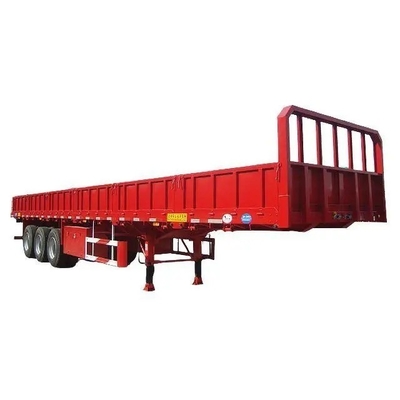 5.5 toneladas Semi-remolque de descarga multifunción de 3 ejes de pared lateral para aplicaciones de trabajo pesado