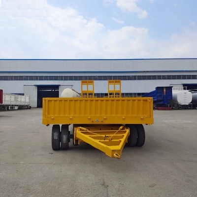 5.5 toneladas de trabajo ligero de 3 ejes lateral tractor multifunción escalera hidráulica semirremolque