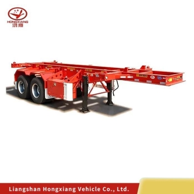 20FT 45FT esqueleto Semi 40FT esqueleto contenedor chasis remolque con tipo de enlace múltiple