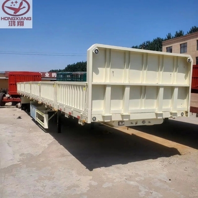 12 ruedas Carga a granel Remolque de descarga lateral con suspensión de brazo cruzado