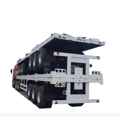 No. de neumático 8/12/16 Remolque de camión Lowboy para tractor/cargador lateral Contenedor de refrigeración/venta