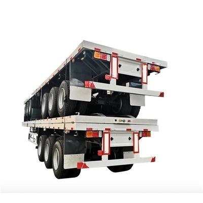 No. de neumático 8/12/16 Remolque de camión Lowboy para tractor/cargador lateral Contenedor de refrigeración/venta