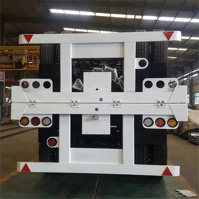 No. de neumático 8/12/16 Remolque de camión Lowboy para tractor/cargador lateral Contenedor de refrigeración/venta