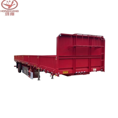 13m 12,5m Pared lateral Semirremolque con banda de rodamiento de 1820 mm y ABS Sistema de freno antibloqueo