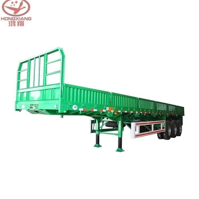 2 Ejes 50t 60t 80t Semiremolque de cerca de carga a granel para el transporte de animales y plantas