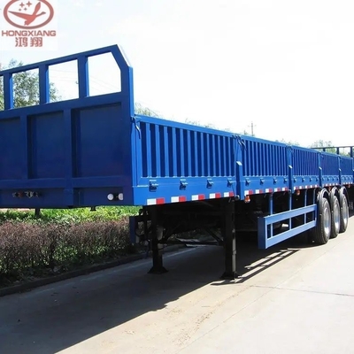 2 Ejes 50t 60t 80t Semiremolque de cerca de carga a granel para el transporte de animales y plantas