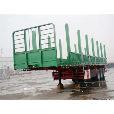 Grado de trabajo medio 3 Ejes 40FT Contenedor de esqueleto Semirremolque con color personalizado