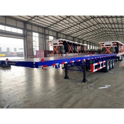 Grado de trabajo medio 3 Ejes 40FT Contenedor de esqueleto Semirremolque con color personalizado