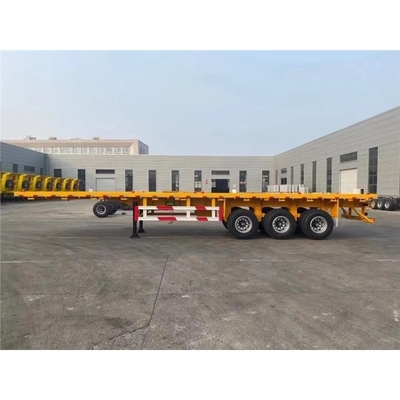 Grado de trabajo medio 3 Ejes 40FT Contenedor de esqueleto Semirremolque con color personalizado