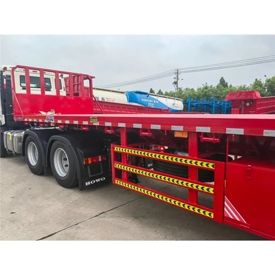 Contenedor de cerradura 20FT 40FT Contenedor de marco esqueleto Semi remolque con 5,5 toneladas de capacidad