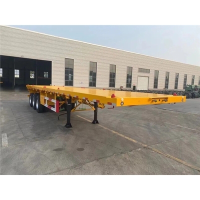 Contenedor de cerradura 20FT 40FT Contenedor de marco esqueleto Semi remolque con 5,5 toneladas de capacidad