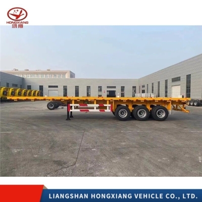 3 Ejes 40FT Semi remolque esqueleto Color personalizable y 1 año de servicio postventa