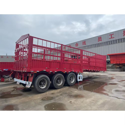 Semi-remolque de camión de 3 ejes EHL9400TPB Carga útil máxima de 28 toneladas Semi-remolque de cama baja de acero