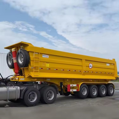 EHL9400TPB 40FT Semirremolque de piso plano 2 3 Contenedor de ejes neumático de semirremolque número 8.12.16
