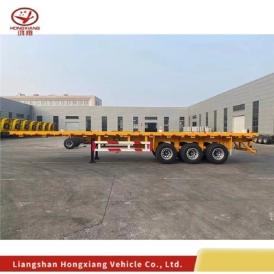 Semi-remolque de automóvil de tres ejes de 35 t-80 t personalizable para carga personalizada