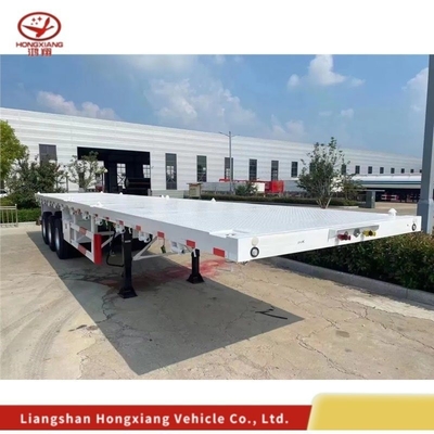 Semi-remolque de automóvil de tres ejes de 35 t-80 t personalizable para carga personalizada