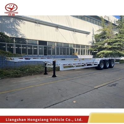 Contenedor de varios enlaces de tipo 20FT 40FT 45FT Chasis esqueleto remolque esqueleto para tareas medianas
