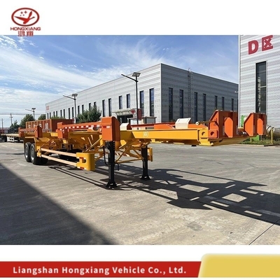 Contenedor de varios enlaces de tipo 20FT 40FT 45FT Chasis esqueleto remolque esqueleto para tareas medianas