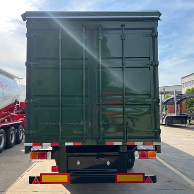 Sistema de frenado antibloqueo ABS 3 remolque de 4 ejes transporte de carga cerrado con lonas de PVC