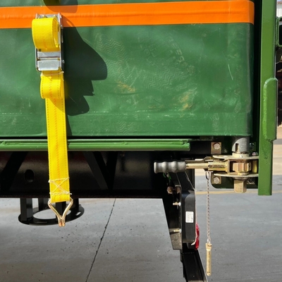 Sistema de frenado antibloqueo ABS 3 remolque de 4 ejes transporte de carga cerrado con lonas de PVC