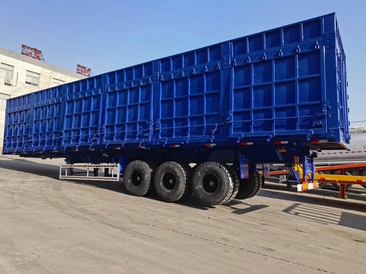 3 Ejes 40-100 toneladas Caja Semirremolque No auto-dumping 1 año Servicio postventa