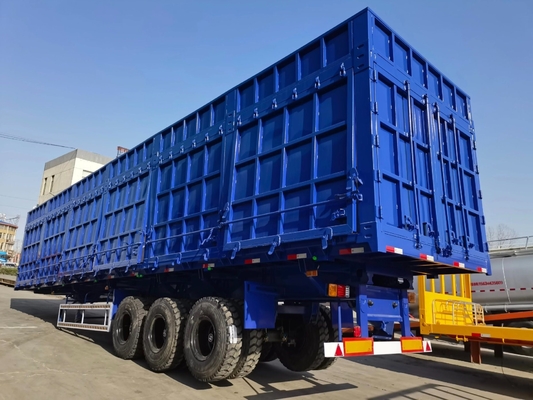 3 Ejes 40-100 toneladas Caja Semirremolque No auto-dumping 1 año Servicio postventa