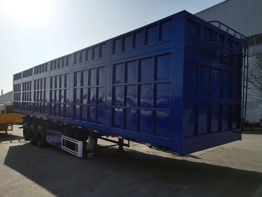 3 Ejes 40-100 toneladas Caja Semirremolque No auto-dumping 1 año Servicio postventa