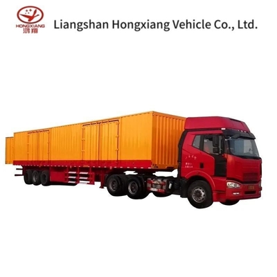 Van Semi Trailer 53FT Semi Truck Seco 2 Ejes Sistema de freno de aire doble para el mercado de los EE.UU.