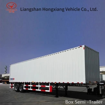 Van Semi Trailer 53FT Semi Truck Seco 2 Ejes Sistema de freno de aire doble para el mercado de los EE.UU.