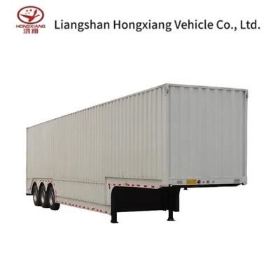 Camioneta de acero cortina lado de carga furgoneta semi remolque con capacidades de personalización