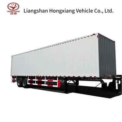 Camioneta de acero cortina lado de carga furgoneta semi remolque con capacidades de personalización
